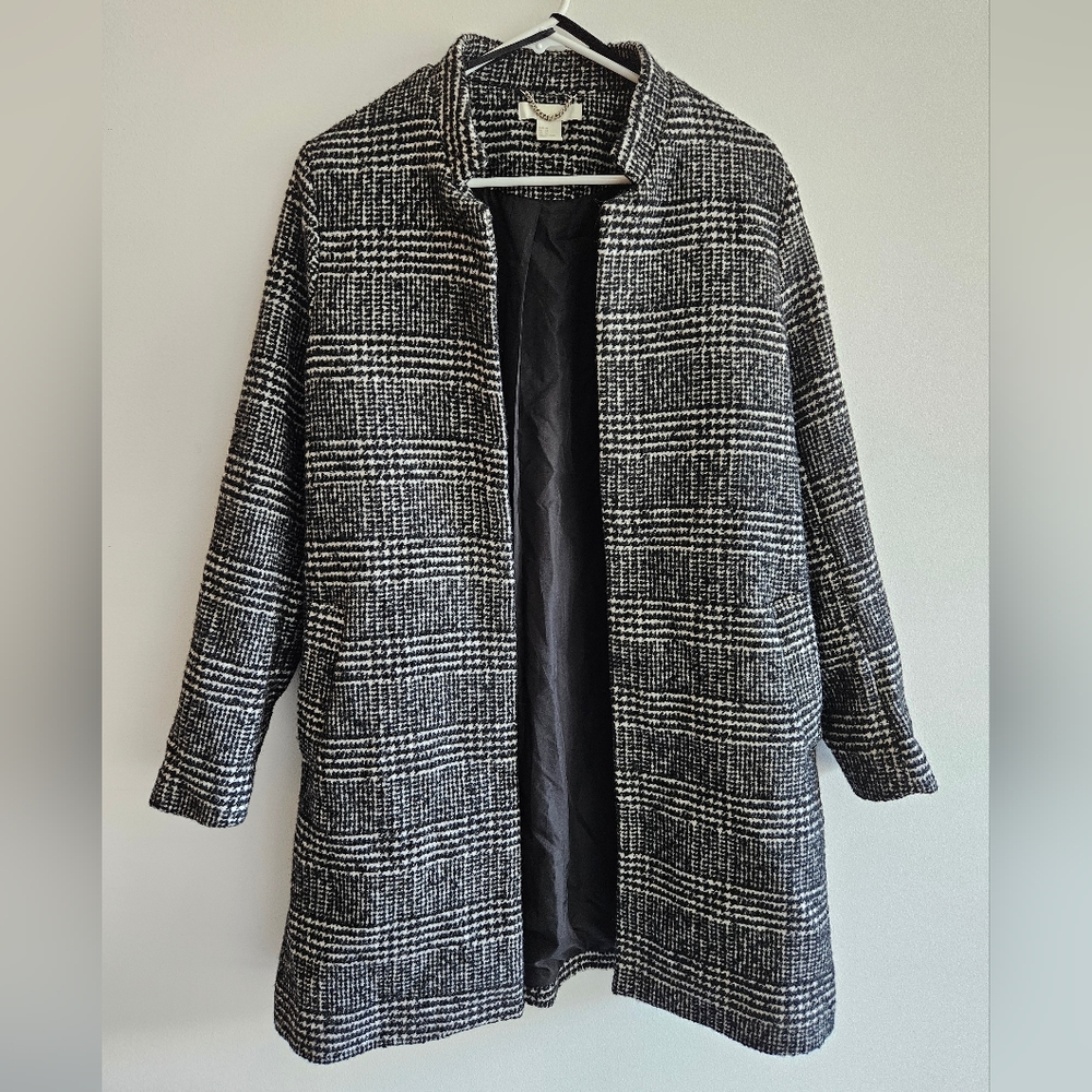 H&M Wool Blend Coat Size 14